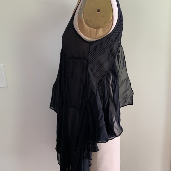 New ALL SAINTS althia silk top size 10UK 6US small - Picture 4 of 8